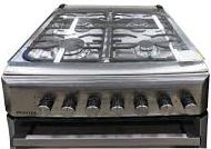 Գազօջախ էլեկտրական ջեռոցով KUMTEL LF60-SF40F INOX — 60 × 60 սմ, Inox